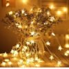 Metal star light (9 led light), golden color light, Diwali deoration light, indoor decoration light, outdoor decoration light