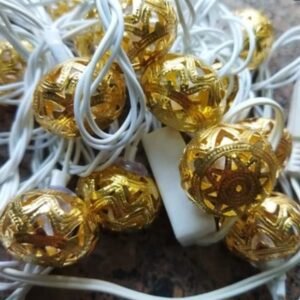 Metal round shape ball (9 led light) Diwali light