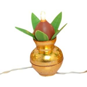 Kalash diwali light, Golden kalash light, Diwali decoration light, Fancy light for indoor and outdoor ( 21 klash led light)